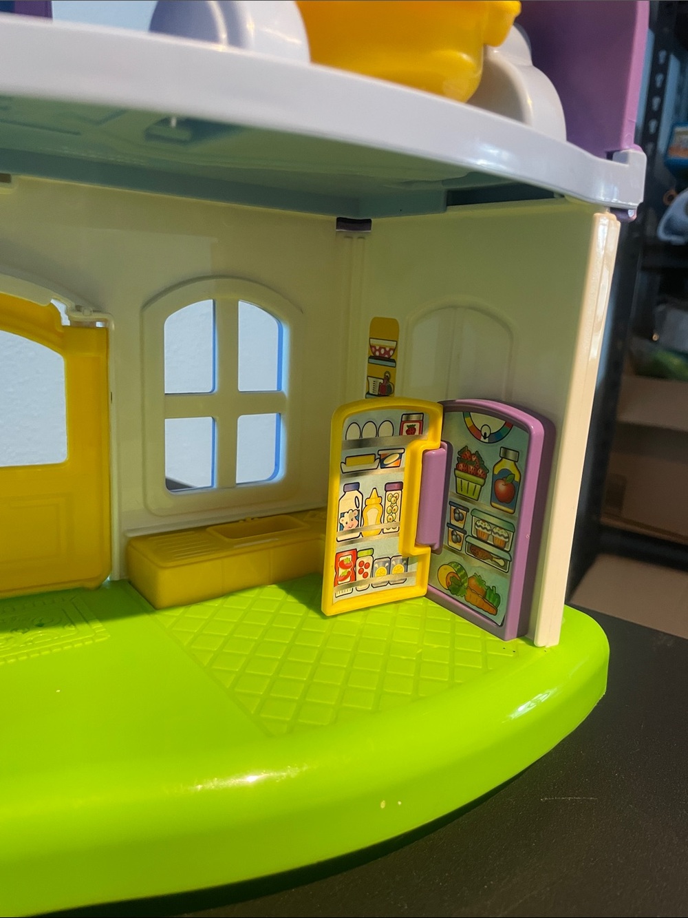 2008 Fisher Price House "Little People Happy Sounds Home" Purple-Tested WORKED - Picture 12 of 14